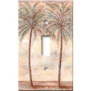   Switch Plate Cover Art Palm Trees Beach / Tropical S: Home Improvement