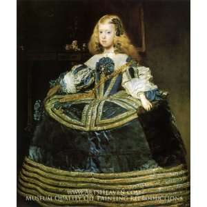  Infanta Margarita in a Blue Dress