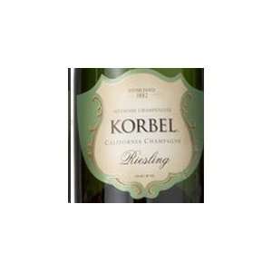  Korbel Riesling Sparkling 750ML Grocery & Gourmet Food