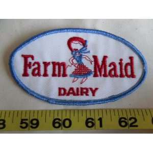  Vintage Farm Maid Dairy Patch 