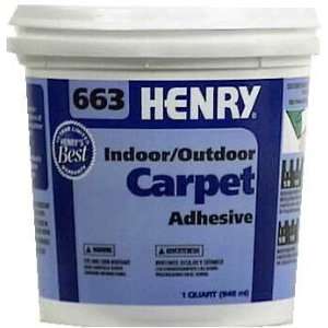  4 each: Henry No. 663 Indoor & Outdoor Carpet Adhesive 