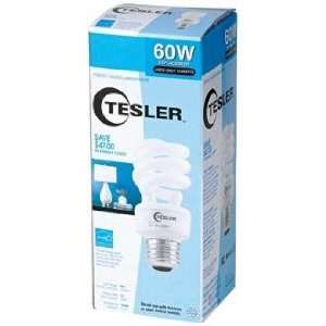  Tesler 13 Watt Warm White ENERGY STAR® Spiral CFL Bulb 