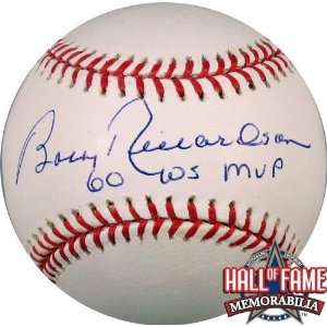 Bobby Richardson Autographed/Hand Signed MLB Baseball with 60 WS MVP 