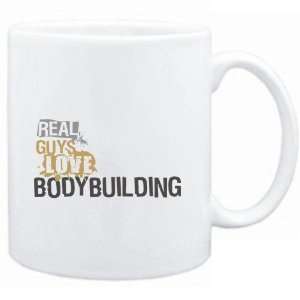    Mug White  Real guys love Bodybuilding  Sports