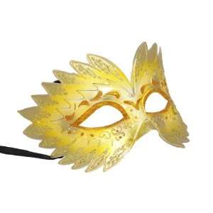  Venetian Style Mask in Yellow Toys & Games