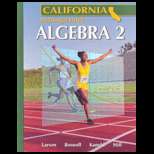 Algebra 2 California Edition 07 Edition, Larson (9780618811816 