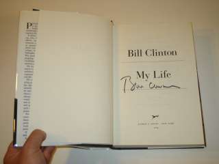 Bill Clinton MY LIFE Knopf 1st/1st SIGNED  