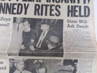   Insanity Kennedy Rites JFK Fort Worth Star Telegram November 25 1963