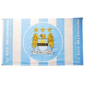  Manchester City Team Soccer Flag 35x61 in: Sports 