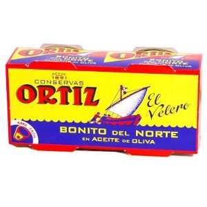 Conservas Ortiz Bonito del Norte Tuna in Olive Oil   2 Pack (Two 3.2 