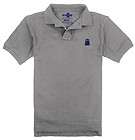 Doctor Who Official Tardis Embroidered Logo Adult Grey Polo