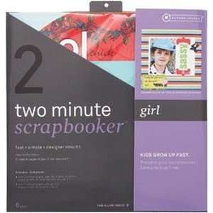   Minute Scrapbooker 12 Inch x12 Inch Page Kit   Girl: Home & Kitchen