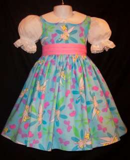 Disney TINKERBELL Dress CUSTOM SIZE Daisy Kingdom fab  