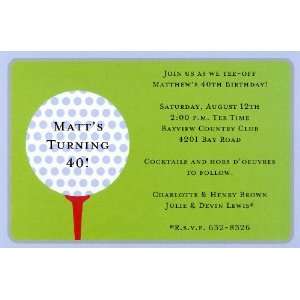  Tee Off Invitations 