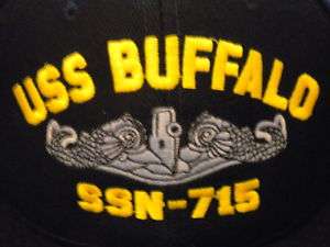 USS BUFFALO SSN 715 SILVER TEAM NEW BALL CAP  