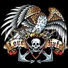   Eagle and Anchor Tattoo T shirts, Old School Tattoo T shirt: Clothing
