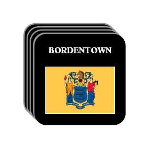  US State Flag   BORDENTOWN, New Jersey (NJ) Set of 4 Mini 