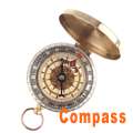 Compass For Teaching With Wing Shape Magnetic Needle  