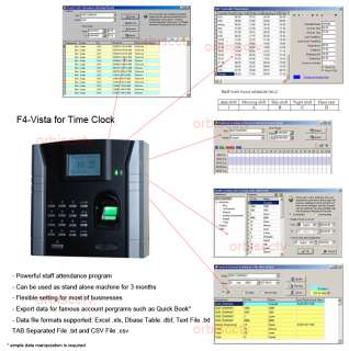 Fingerprint Access Control + Time Clock RFID Webserver  