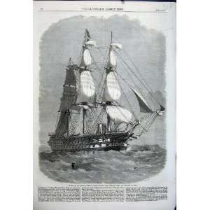   Cruise Highness Prince Alfred 1861 St George 90 Guns