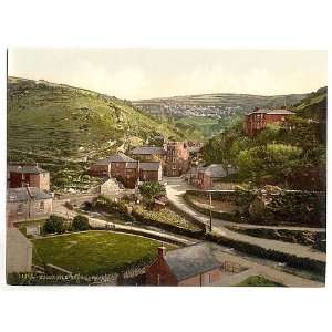  General view,Boscastle,Cornwall,England,c1895