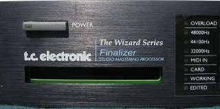 TC ELECTRONIC WIZ001 FINALIZER MASTERING PROCESSOR  