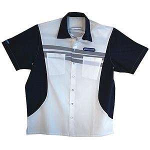  AXO Team Shirt   X Small/White/Blue: Automotive