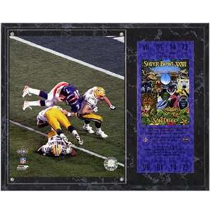   Broncos Super Bowl XXXII John Elway Plaque with Replica Ticket Sports