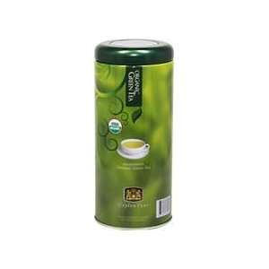Organic Green Tea Canister 20 Tea Bags: Grocery & Gourmet Food