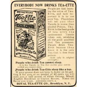  1901 Ad Antique Royal Tea Ette Tea Oolong Tannin Drink 