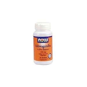  Now Foods Ashwagandha 4.5% extract 450 mg, 90 veggie caps 