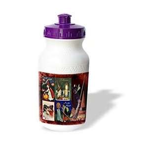   Designs   Witches and Cats Collage   Water Bottles: Sports & Outdoors