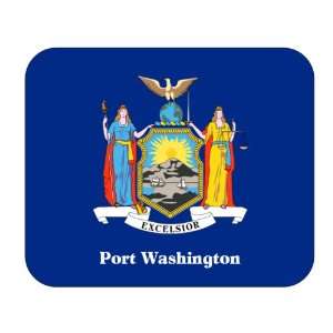  US State Flag   Port Washington, New York (NY) Mouse Pad 