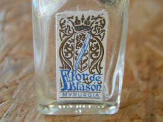 Vintage Flor de Blasón by Myrurgia Mini Perfume Bottle  