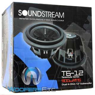 T6 12 SOUNDSTREAM 12 SUB 4OHM TARANTULA SUBWOOFER T612  