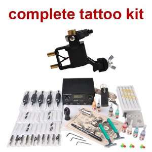  Tattoo Kits 1 Rotary tattoo Machine Power Needles 8 Ink 