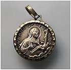 Vintage Catholic Medal Charm ✿ ST. RITA OF CASCIA / La Madeleine 