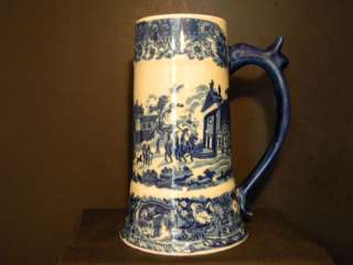 Victoria Blue Iron Stone Tankard (eb396 )  