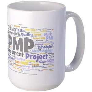 Very Cool PMP Tag Cloud Cupsthermosreviewcomplete Large Mug by 