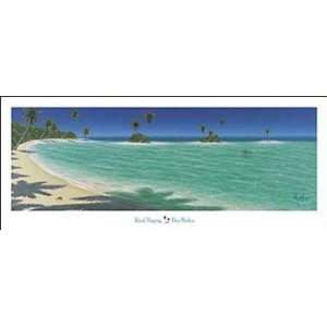    Island Hopping   Poster by Dan Mackin (58 x 23.5): Home & Kitchen