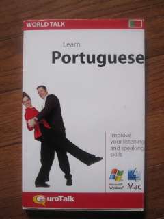 World Talk Learn Portuguese,euroTalk, Intermediate level for all ages 