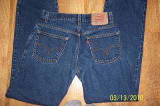 Levi Levis Mens 517 Boot Cut blue jeans 30x32 Denim  
