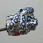 Lampwork Glass Work Blue Ringed Octopus Dread Dreadlock