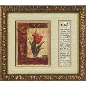  Framed Christian Art Love is patient: Home & Kitchen