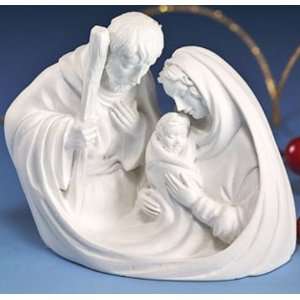 Ivory Resin Holy Family Table Top (Malco 6222 9)   Boxed  