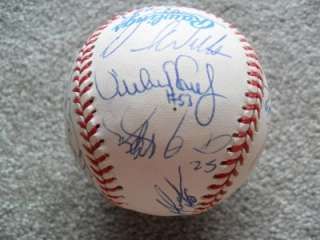 96 Baltimore Orioles (23 Sigs) Signed Team Baseball JSA  