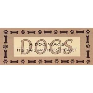 DOGS   Poster by Marilu Windvand (20x8): Home & Kitchen