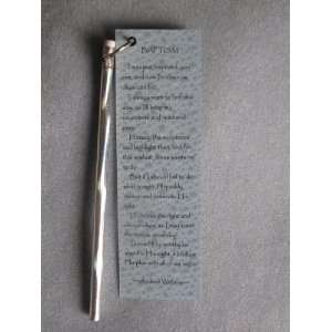  Baptism Bookmark with Pencil