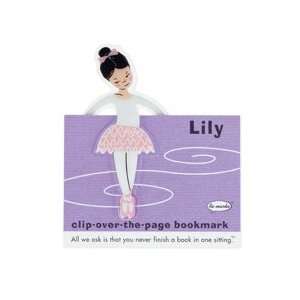   Ballerina Clip over the page Bookmark By Re marks