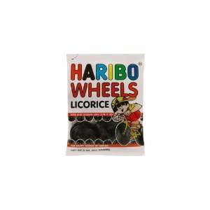 Haribo Licorice Wheels (Economy Case Pack) 5 Oz Bag (Pack of 12 